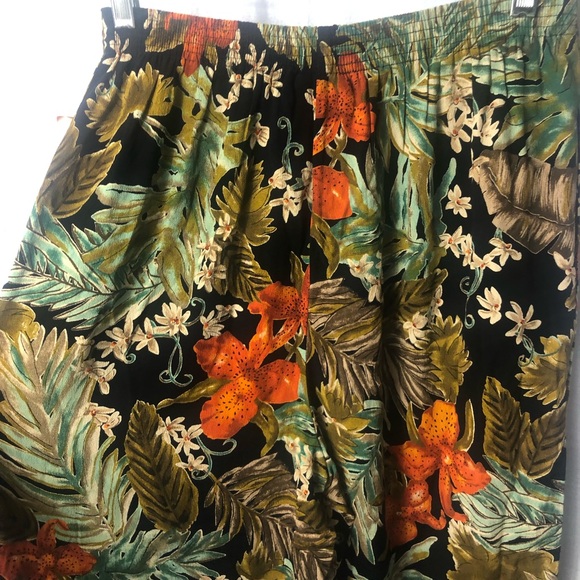 Carole‎ Little Women's Floral Tropical Dress Pants w/Pockets Size 10 Vintage NWT - Picture 7 of 12